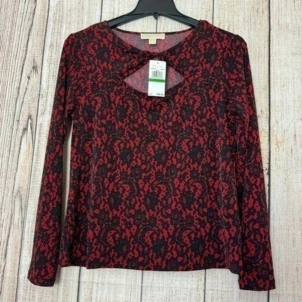 Michael Michael Kors Womens Crimson Tops size Large